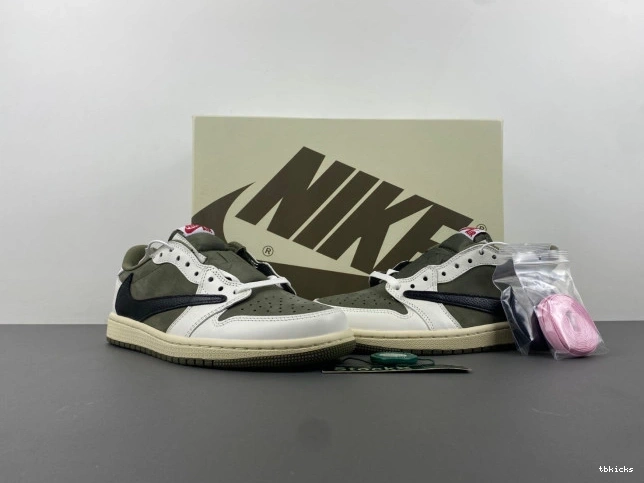 Reps TBK TRAVIS JORDAN MEDIUM 1 X DM7866-200 AIR OG SCOTT OLIVE LOW 0801